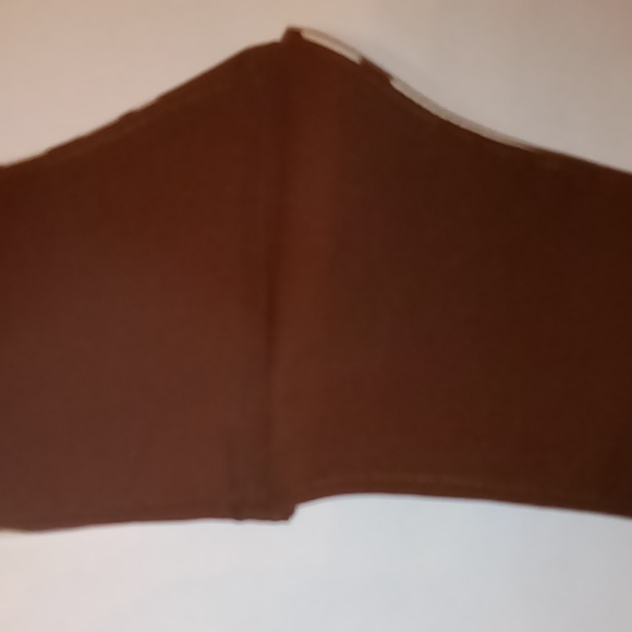 Brown Zebra Stripe Reversible Face Mask - Picture 3 of 3